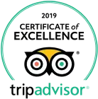 Certificate of Excellence by tripadvisor For Paris Eagle Cab
